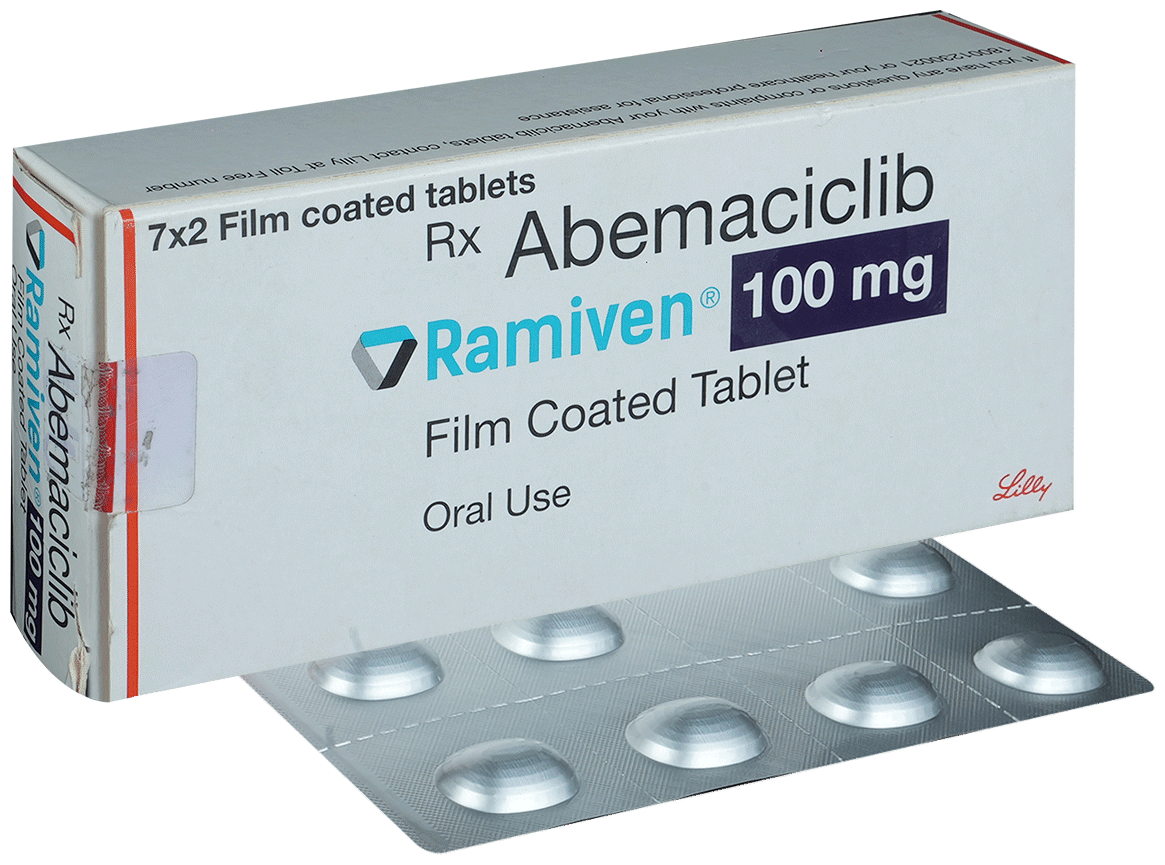 Ramiven 100 mg pack, abemaciclib by Eli Lilly (India)