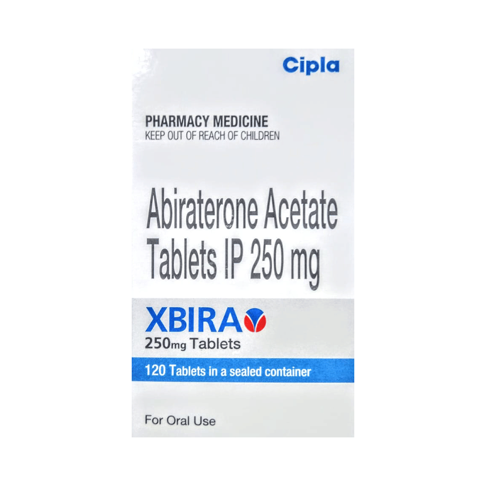 Xbira 250 mg pack, abiraterone by Cipla