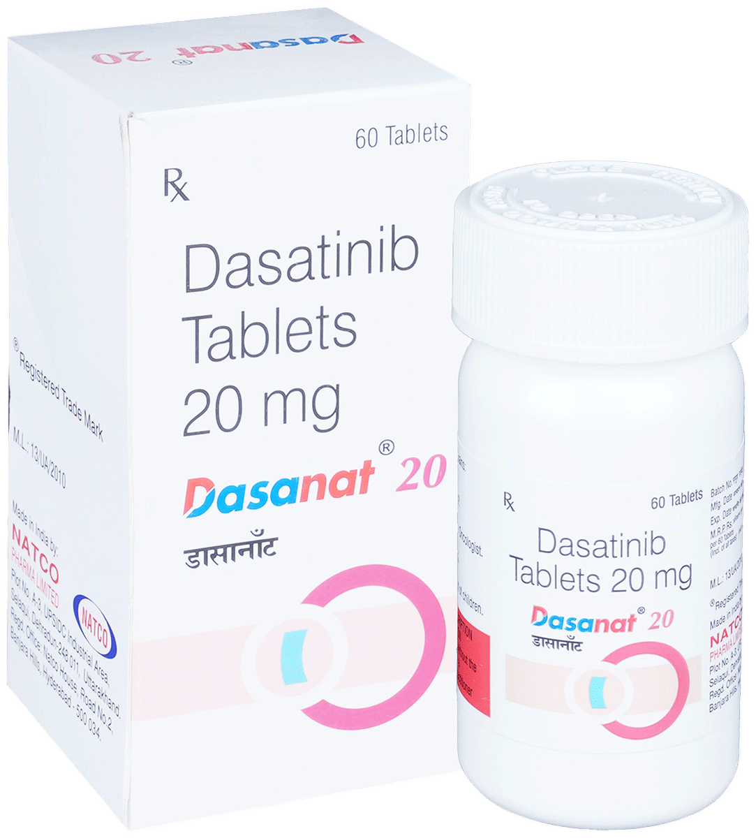 Dasanat 20 pack, dasatinib by Natco
