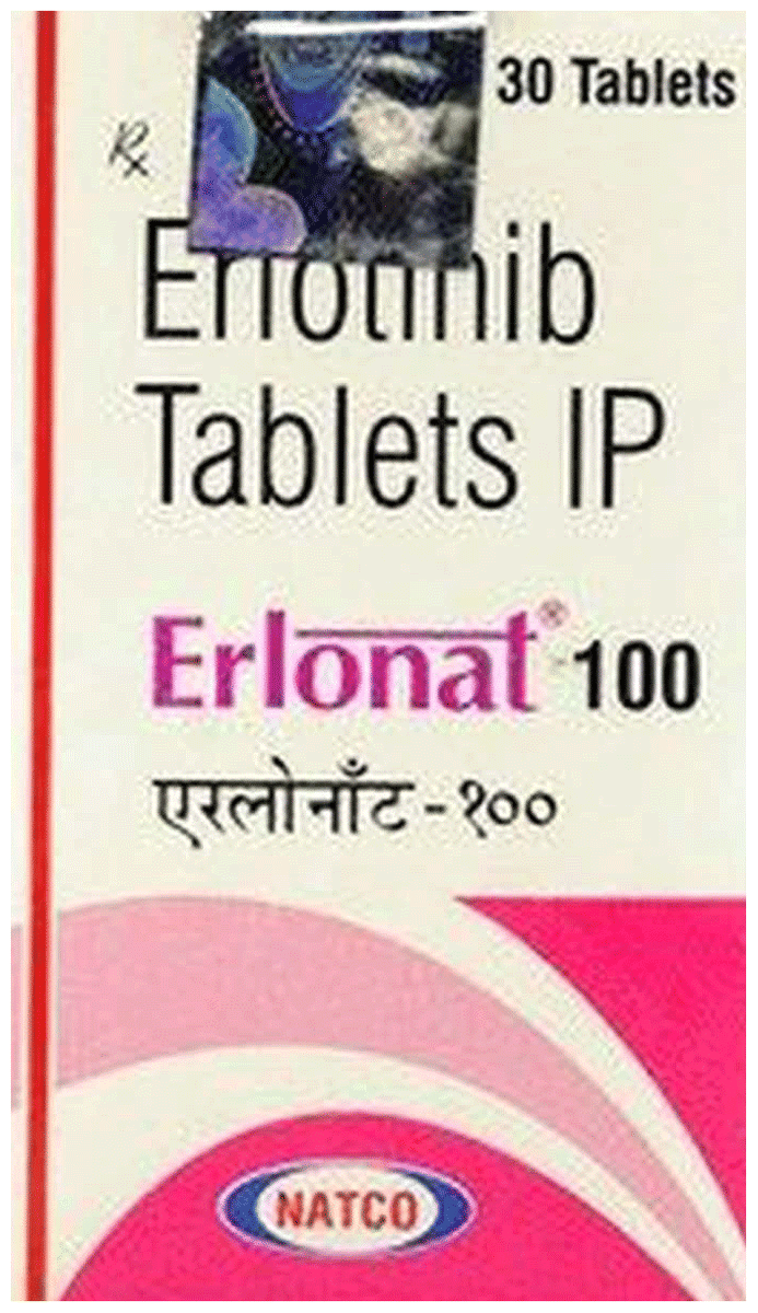 Erlonat 100 pack, erlotinib by Natco