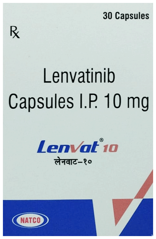 Lenvat 10 pack, lenvatinib mesylate by Natco