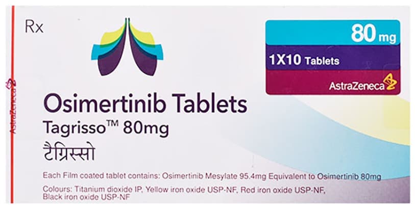 Tagrisso 80 mg pack, osimertinib by AstraZeneca