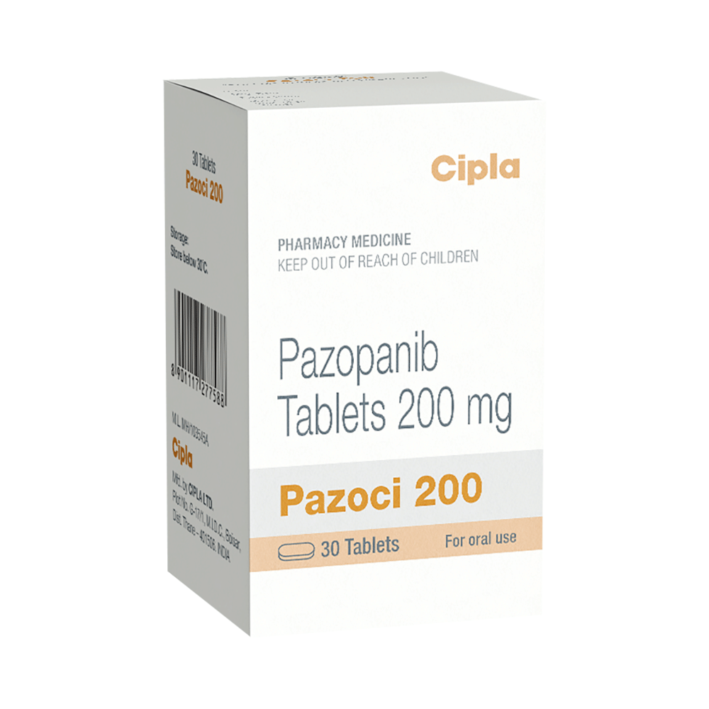 Pazoci 200 pack, pazopanib hydrochloride by Cipla