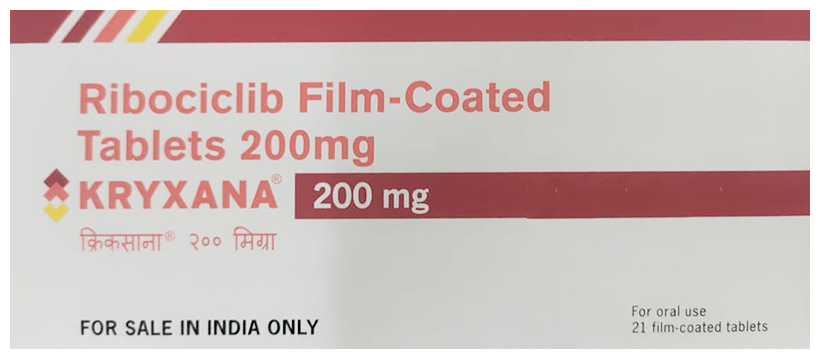 Kryxana 200 pack, ribociclib by Novartis