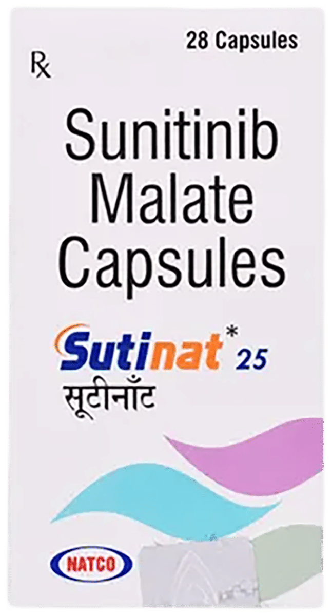 Sutinat 25 pack, sunitinib malate by Natco